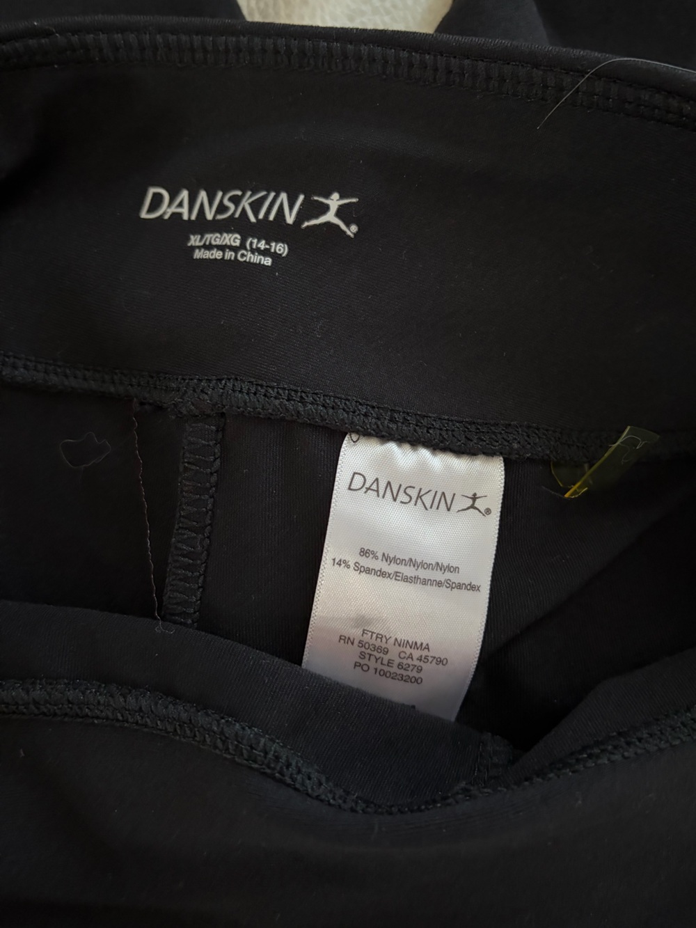 Danskin Black Leggings Never Worn